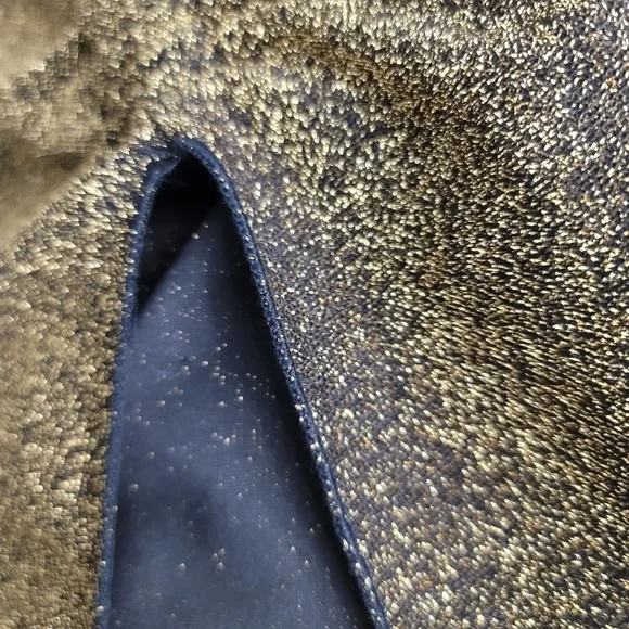 OriginalityGlitzy Side Ruche Glitter Lurex Midi Skirt - Picture 10 of 12